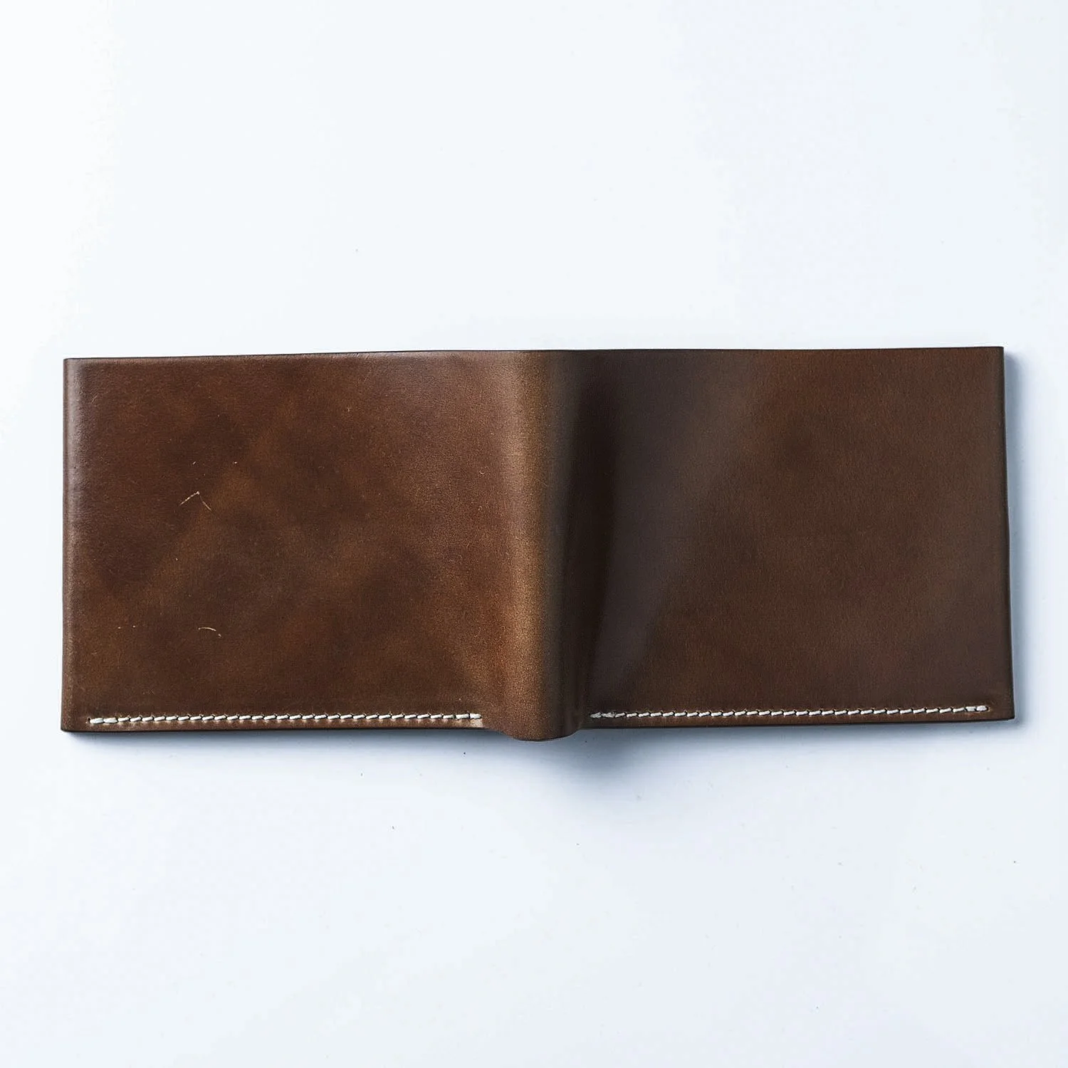 4-4 Wallet - Dark Cognac Shell Cordovan — GENUINE HORWEEN PRODUCTS